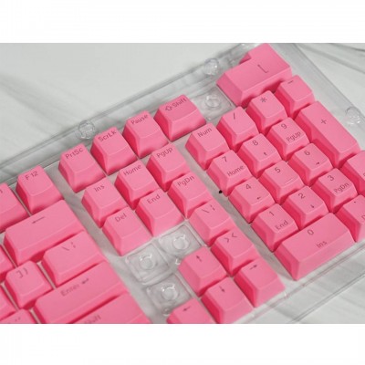 Sades PBT Double Injection Keycaps - Deep Pink